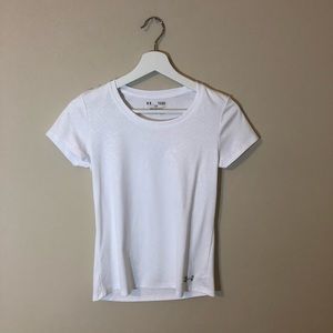 Under Armour White Workout Top